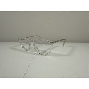 Warby Parker Haskell M 500 Medium Round Glasses Frames Only 49-22-145 CLEAR‎